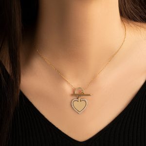 گردنبند دخترانه heart با طرح مدرن و خاص