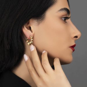 گوشواره حلقه ای طلا مدل گرد