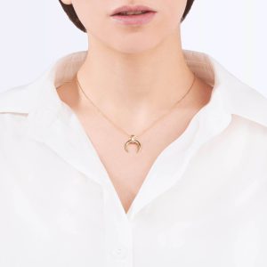آویز ماه دخترانه بدون زنجیر