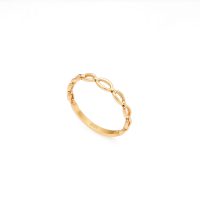 انگشتر طلای باریک و ظریف