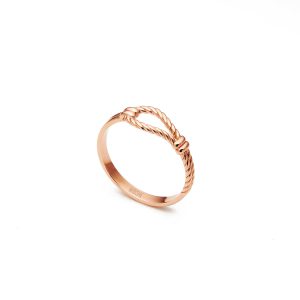 انگشتر طلای ظریف دخترانه Fred