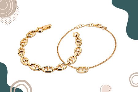 خرید انواع دستبند طلای لخت و النگویی