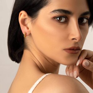 گوشواره طلا حلقه ای و میخی