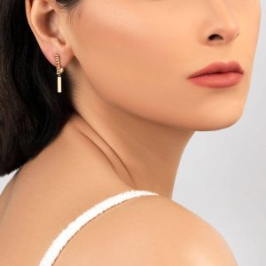 گوشواره طلا سبک وزن و مدرن