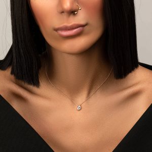گردنبند طلا Pear ساده