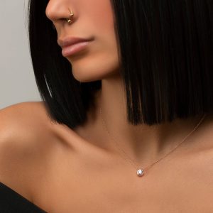 گردنبند طلا Round ساده