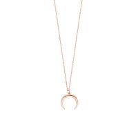 اویز هلال ماه با زنجیر باریک