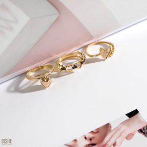 کالکشن انگشترهای طلا قلب