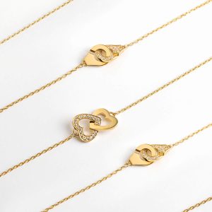 کالکشن دستبند های طلا لاک