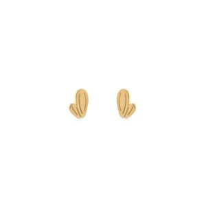 گوشواره طلا میخی طرح کاکتوس