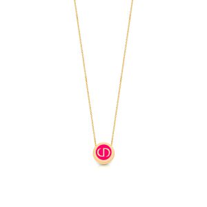 گردنبند طلا دیور Dior با میناکاری