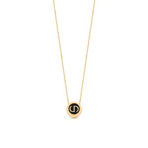 گردنبند طلا دیور Dior با میناکاری