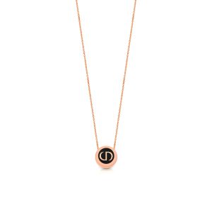 گردنبند طلا دیور Dior با میناکاری