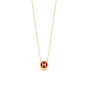 گردنبند طلا هرمس Hermes با میناکاری