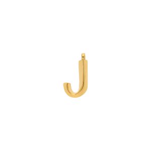 پلاک طلا حرف J انگلیسی ظریف
