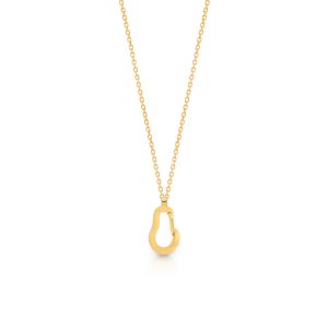گردنبند طلا CARABINER زردپسرانه
