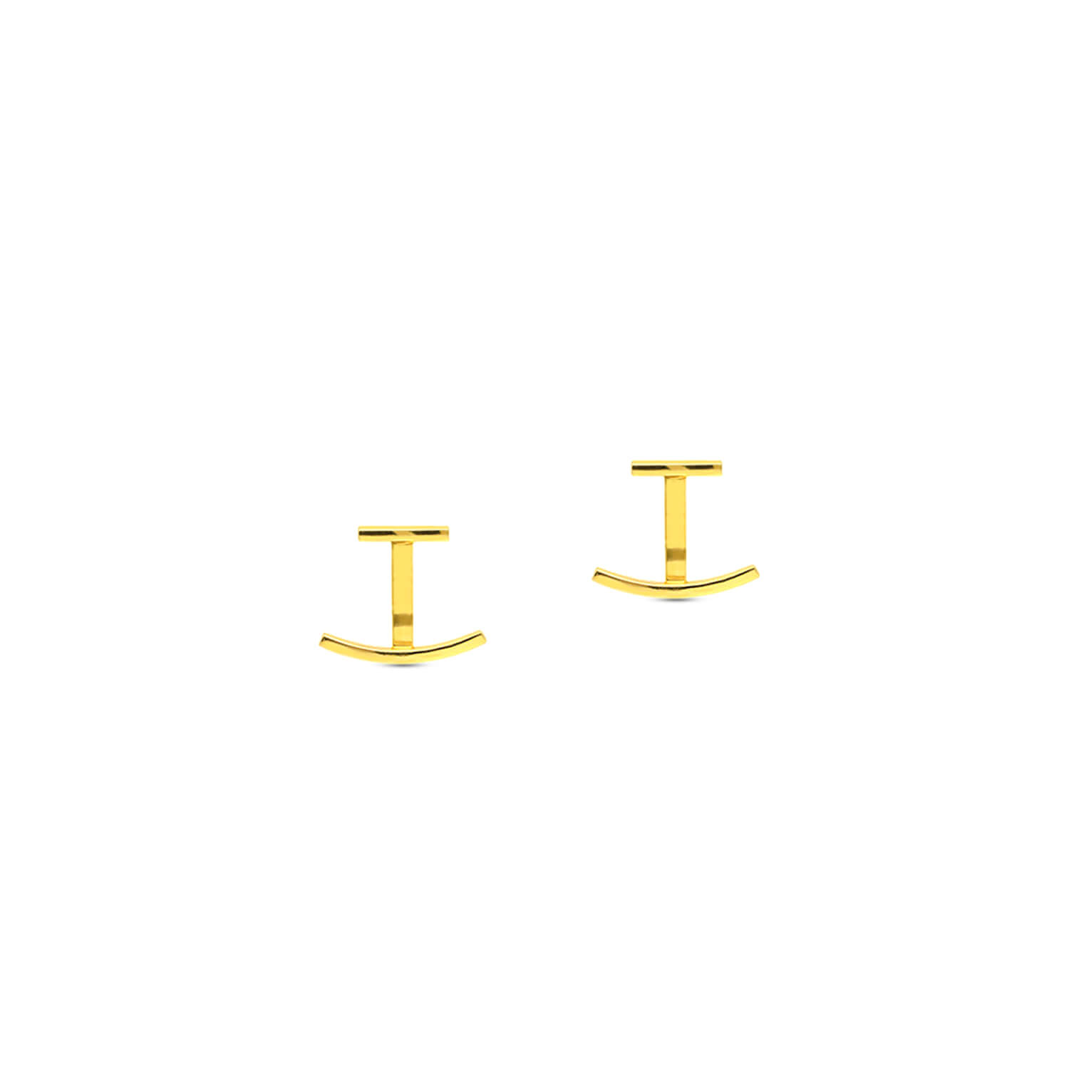 گوشواره طلا Linear زرد