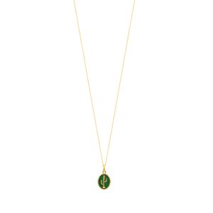 گردنبند طلا Green Cactus
