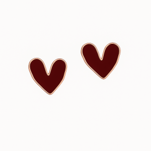 گوشواره HEART رزگلد