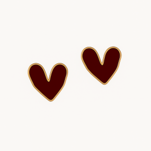 گوشواره HEART زرد